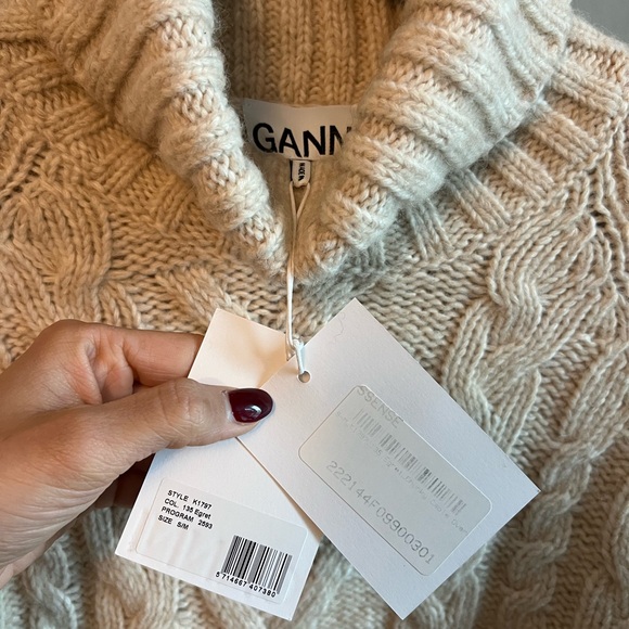 Ganni Cable Knit Turtleneck - Picture 4 of 5